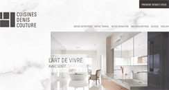 Desktop Screenshot of cuisinesdeniscouture.com